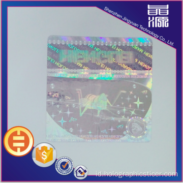 Tampang PET Hologram Label Sticker